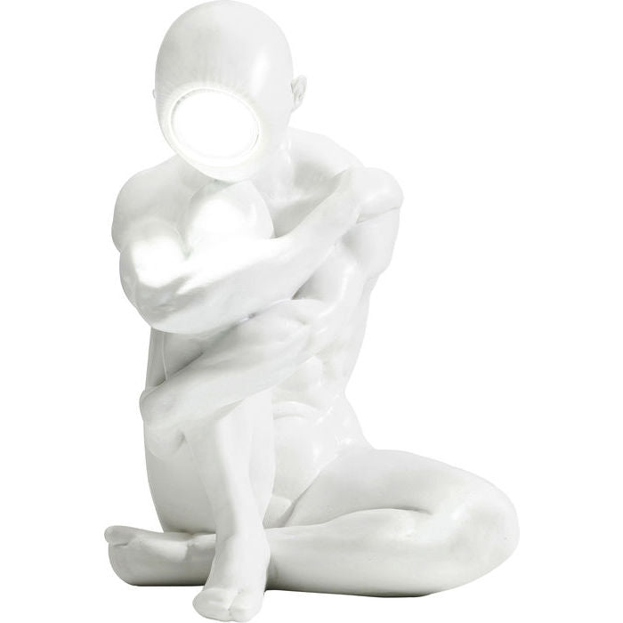 Lampada Da Tavolo Thinking Man Bianco Led Kare Design