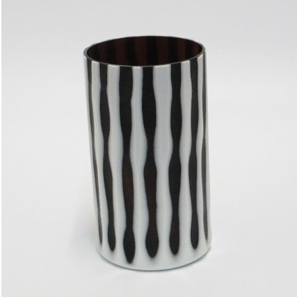 Vaso In Vetro Nero E Bianco Kare Design