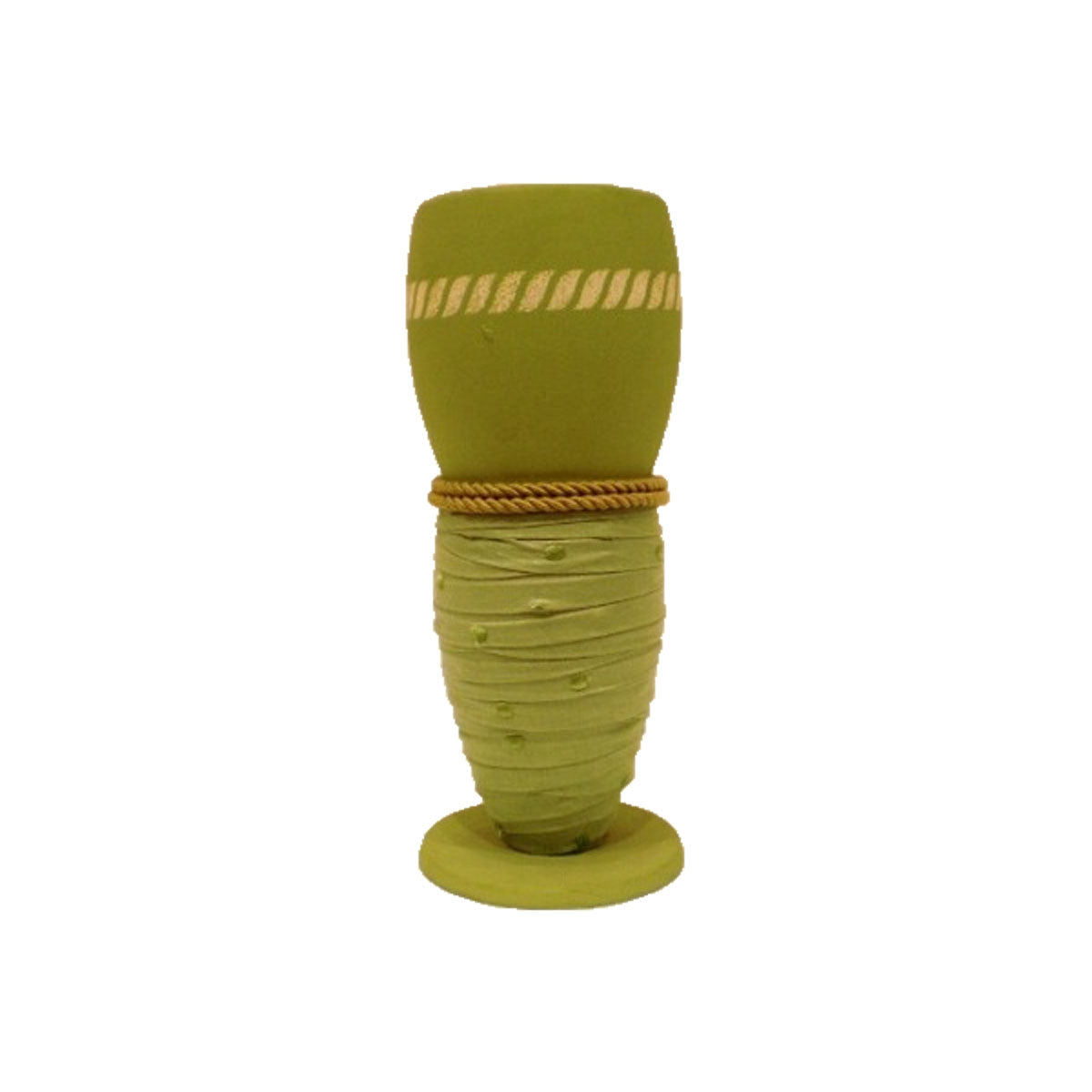 Vaso In Ceramica Verde Kare Design