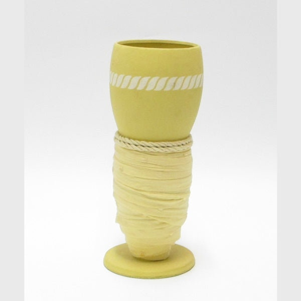 Vaso In Ceramica Giallo Kare Design