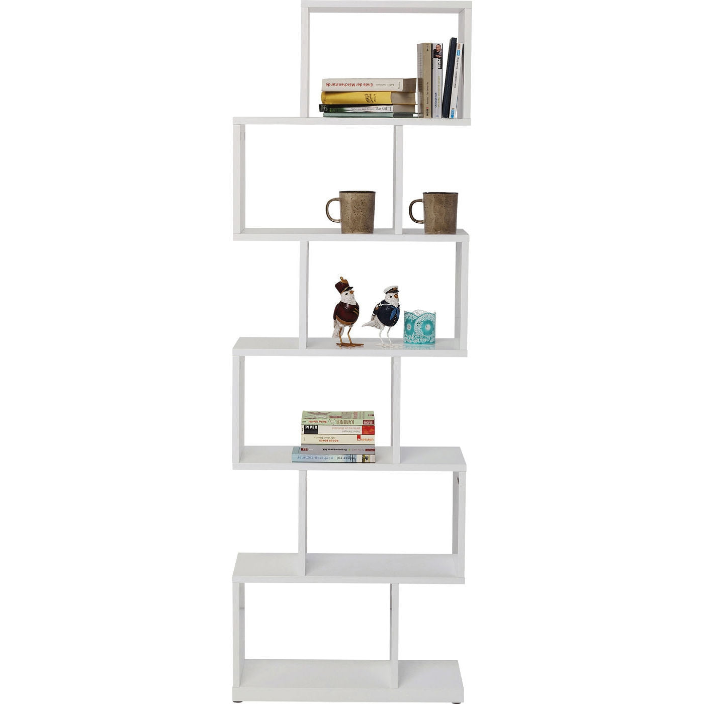 Mensola Brooklyn Bianco Zick Zack 150X60Cm Kare Design