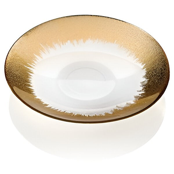 Orizzonte Centro Cm. 41 Trasparente Decoro Oro Ivv