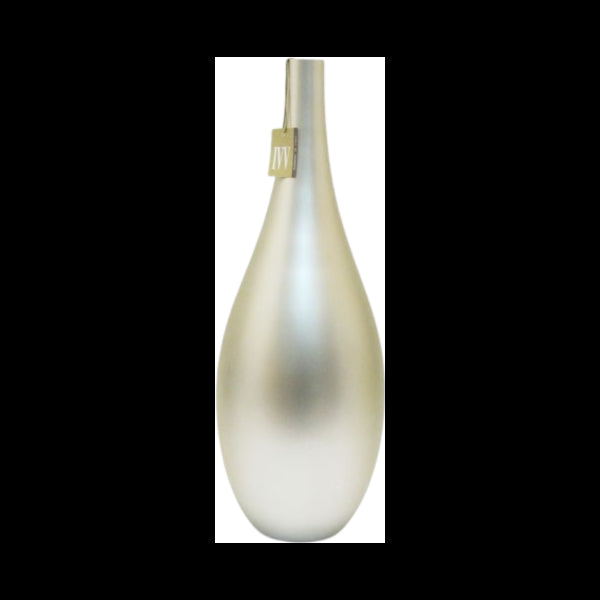 Pozioni Vaso H. 55 Cm. Decoro Satinato Argento Ivv