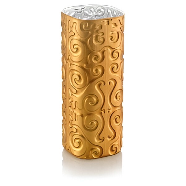 Vaso Trasparente Decoro Oro Ivv