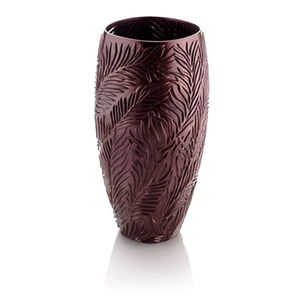 Vaso Marrone Dec.Foglie Cm 35 Amazzonia Ivv
