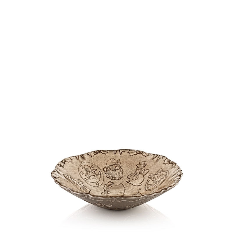 Xmas Is Magic Bolo Cm. 25 Decoro Sabbia Glitter Ivv