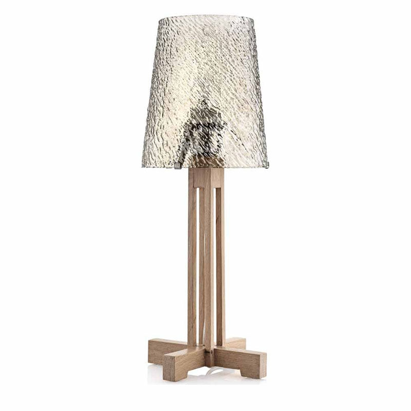 Iroko Lampada Da Tavolo Decoro Champagne Ivv