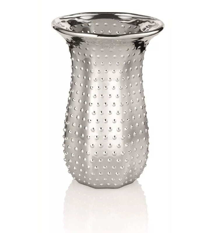 Campanelle Vaso Decoro Specchiato Argento Ivv