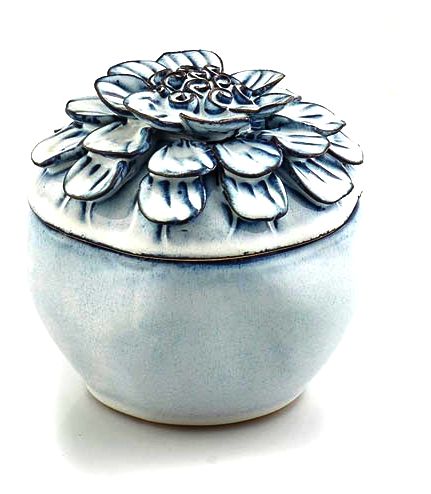 Vaso Chakra Petali Con Coperchio H12 D12 Edg