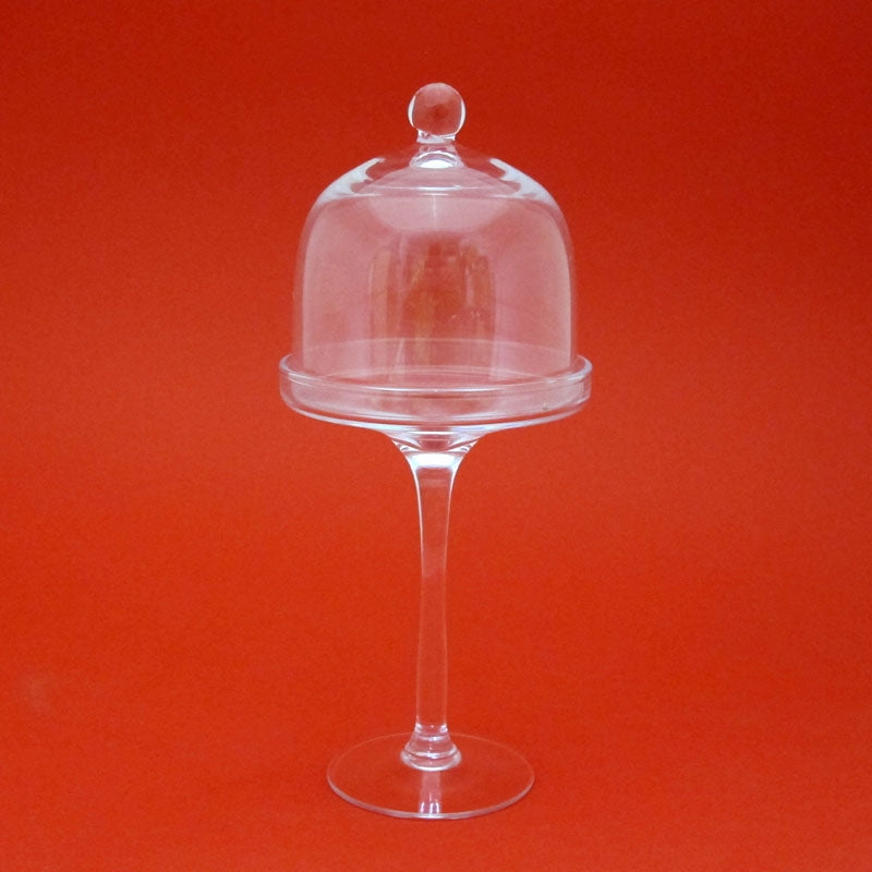 Alzata Con Campana Portabonbon H27 Cristallo Edg