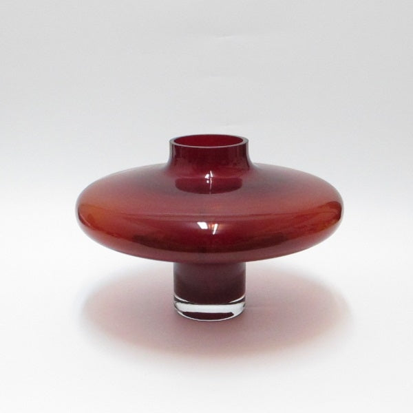 Vaso Disco Colore Rosso Edg