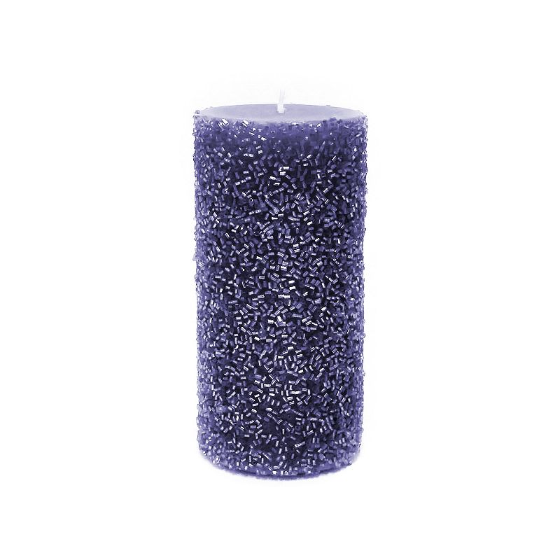 Candela Tube Glitter Viola Cm 15 H Edg