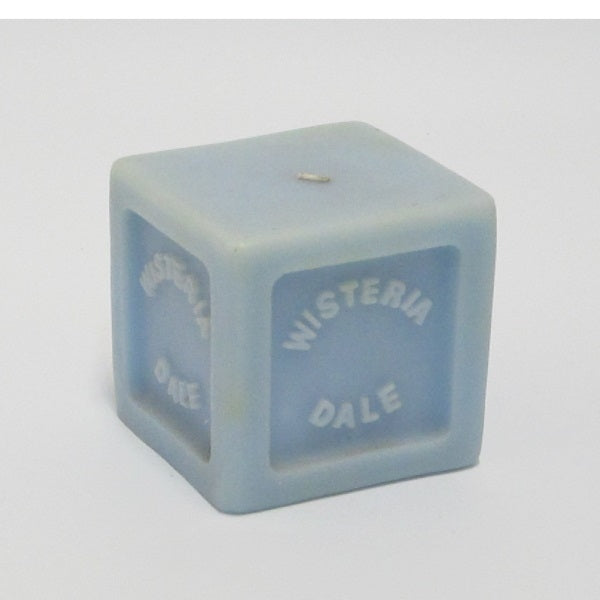 Candela Cubo Intagliata Celeste Edg