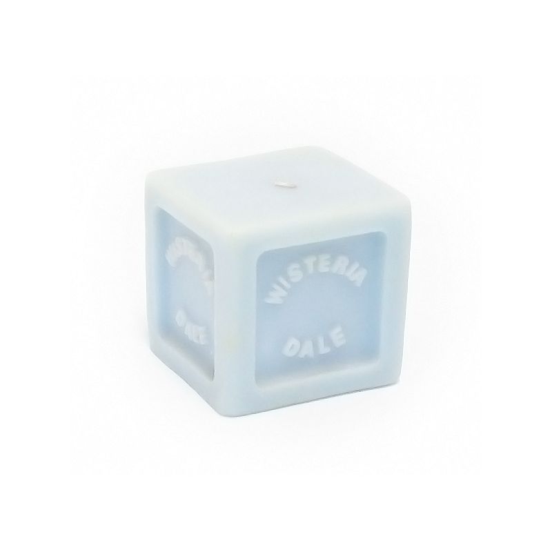 Candela Cubo Intagliata Celeste Edg