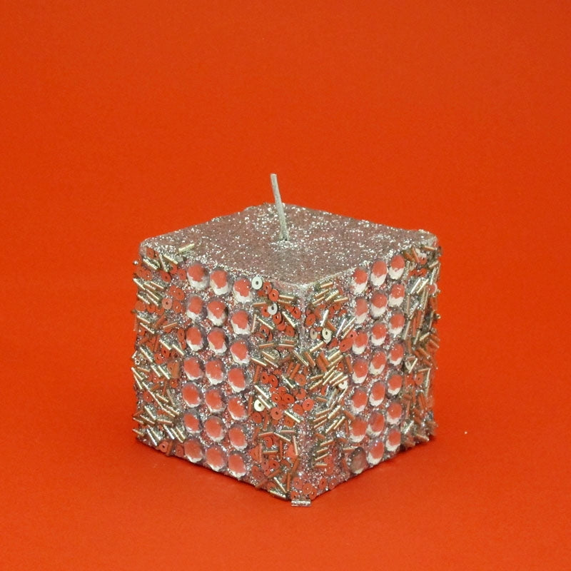 Candela Cubo Con Brillanti Cm 8 H Edg