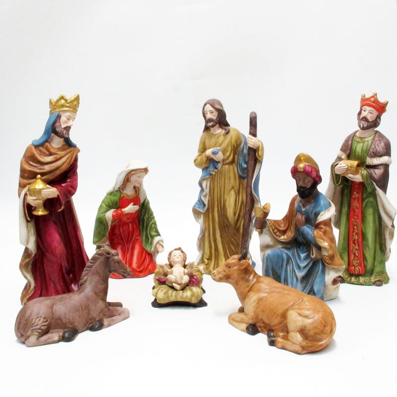Presepe In Ceramica 8Pz H29 Edg