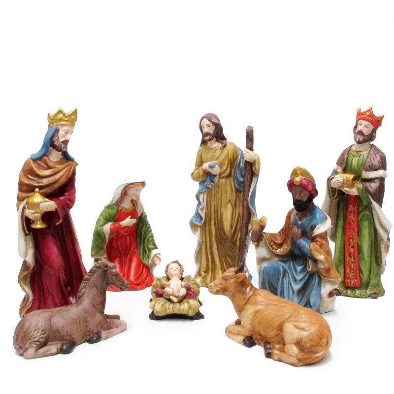 Presepe In Ceramica 8Pz H29 Edg
