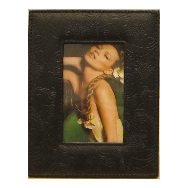 Portafoto Ecopelle Deco Nero Edg