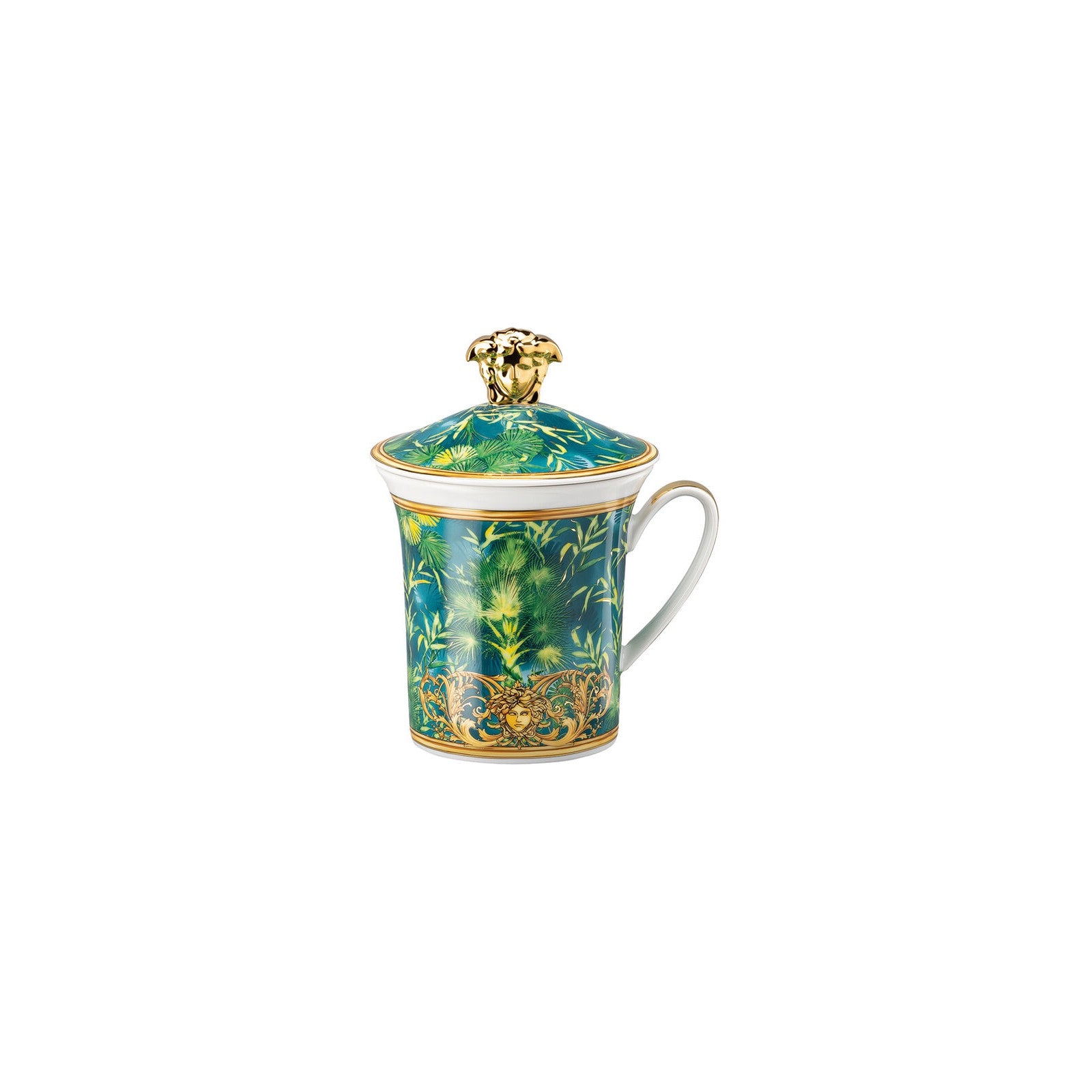Mug con coperchio Jungle Versace