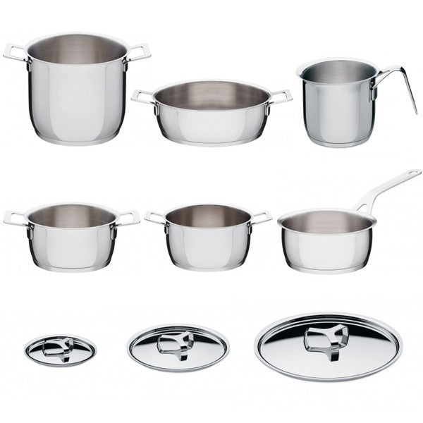 Pots&Pans Set 9 Pezzi Alessi