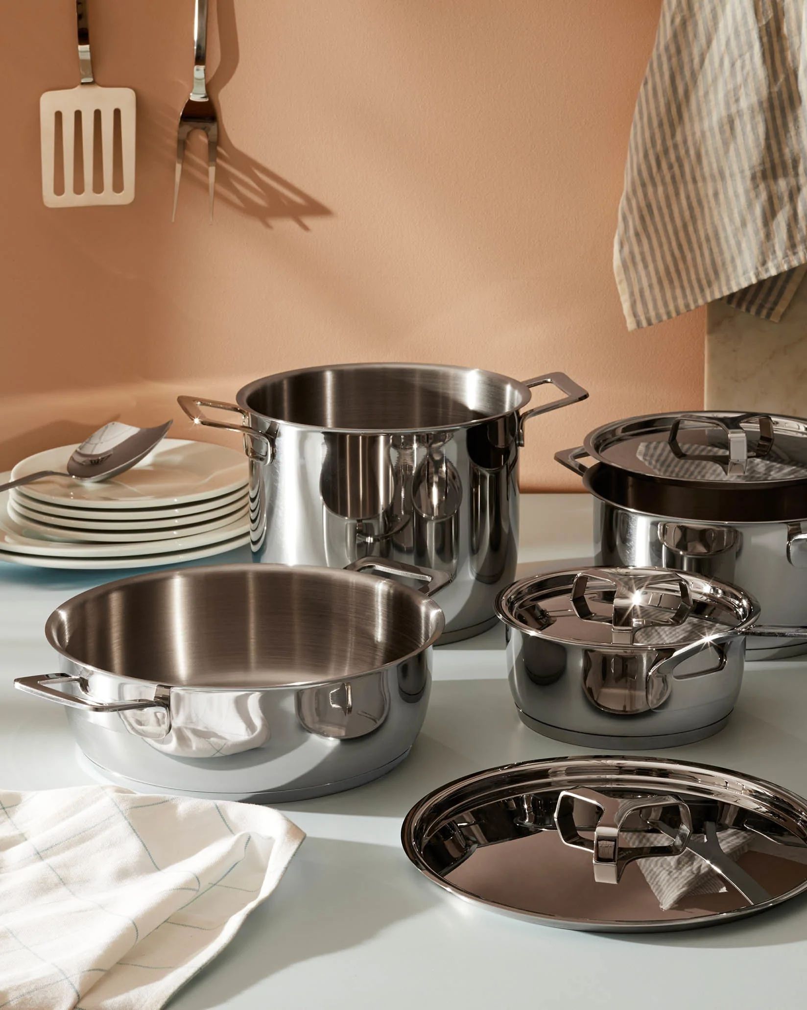 Pots&Pans Set 9 Pezzi Alessi