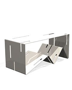 Tavolino Portariviste Diamantini Bianco Diamantini E Domeniconi