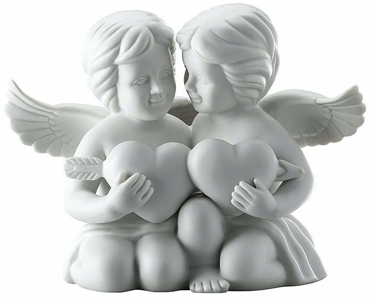 Engel klein Coppia angeli cuore Rosenthal Rosenthal