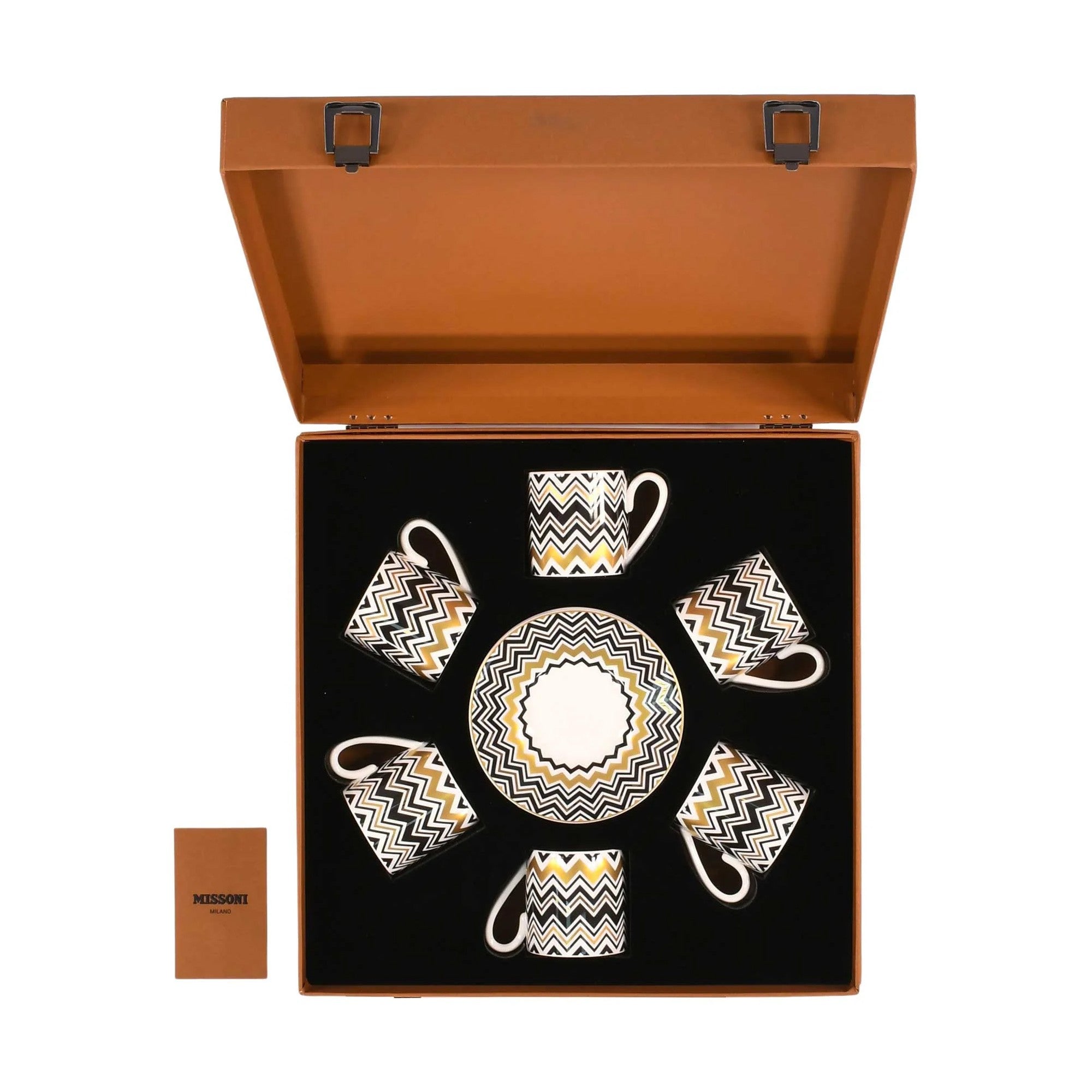 Set 6 Pz. Tazza Caffe` C/P / Set 6 Pcs. Coffee Cup & Saucer Missoni