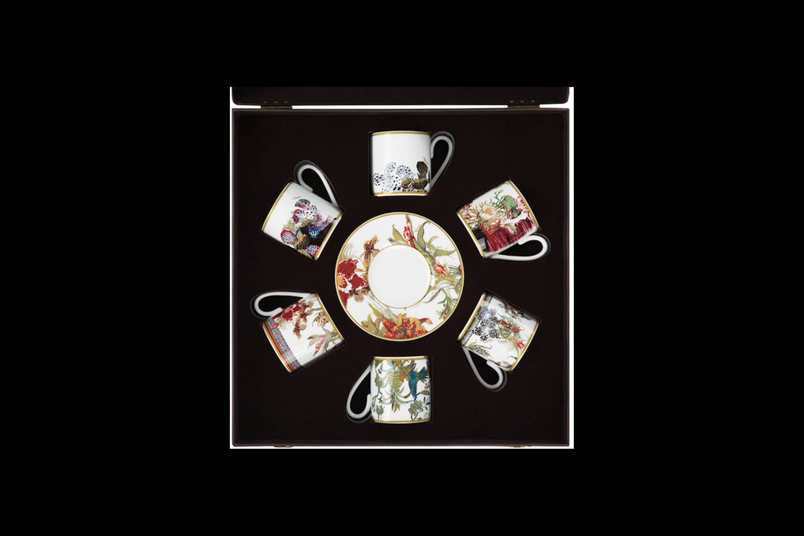 Flowers Set 6 Tazze Caffe Roberto Cavalli Roberto Cavalli