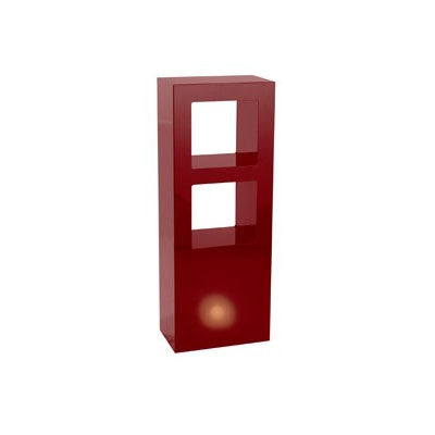 Cubo Lampada 2 Ripiani Rosso Oakom Oakom
