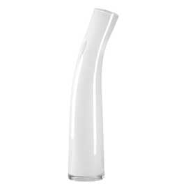 Vaso Bottiglia Curvo Vetro Bianco Oakom Oakom