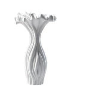 Vaso Ceramica Bianco H 40 Oakom