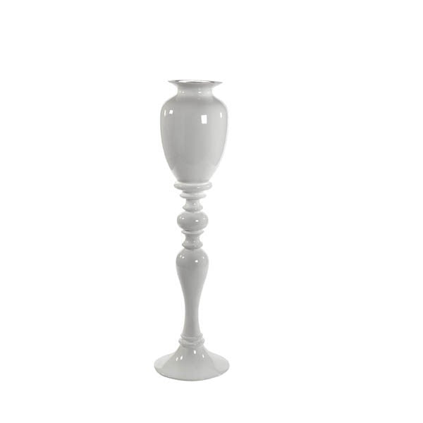 Vaso Resina Trofeo Bianco H138 Oakom