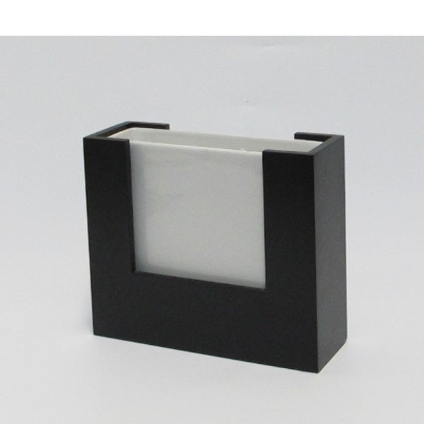 Vaso Quadro Ceramica E Legno Piccolo Oakom