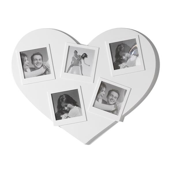 Portafotografie Polaroid Cuore Per 5 Foto Maiuguali