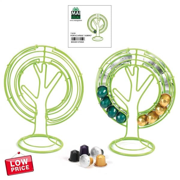 Portacapsule Albero In Filo Di Metallo Maiuguali