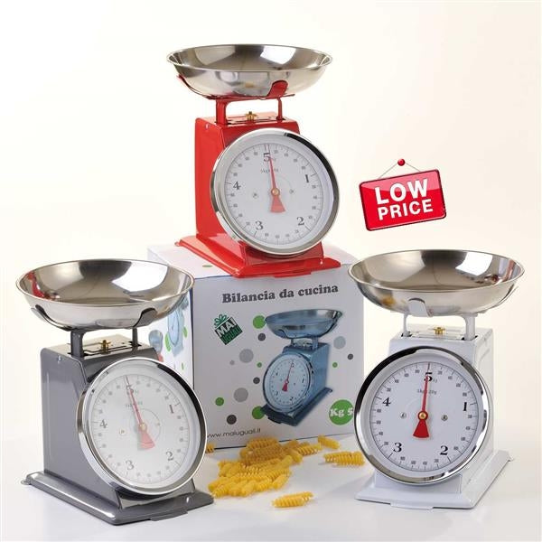 Bilancia 5Kg Classic Bianca Da Cucina Maiuguali
