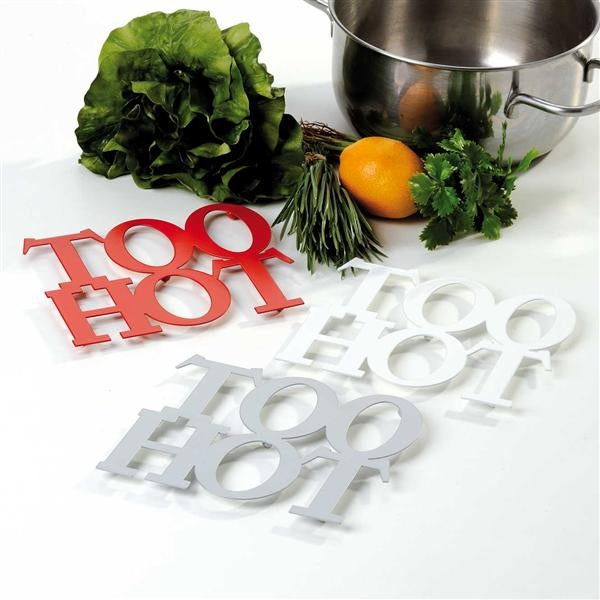 Poggiapentola Too Hot In Metallo Laccato Maiuguali