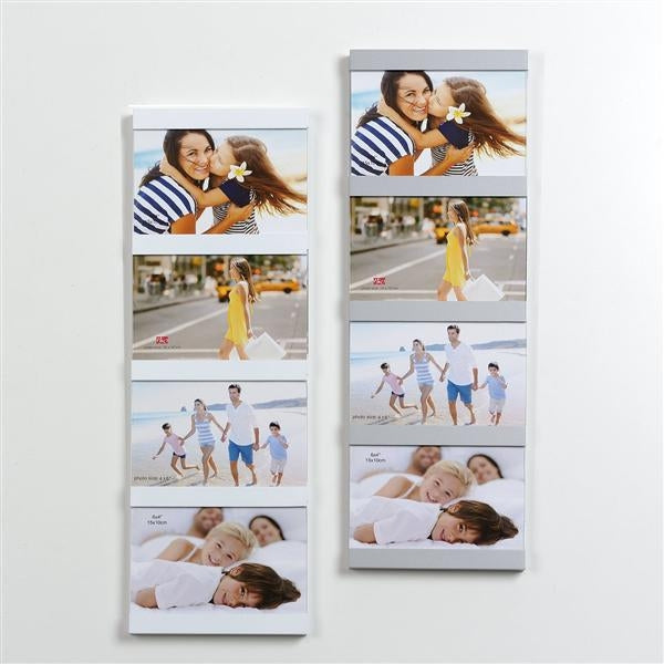 Portafoto Multiplo Verti 4 Foto Pannello Silver Maiuguali