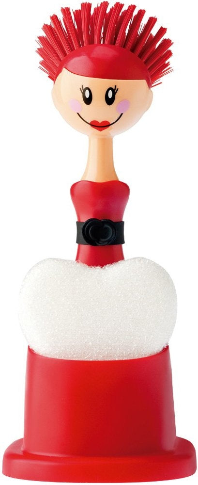Set Spazzolino Piatti E Spugnetta Cuore Maiuguali