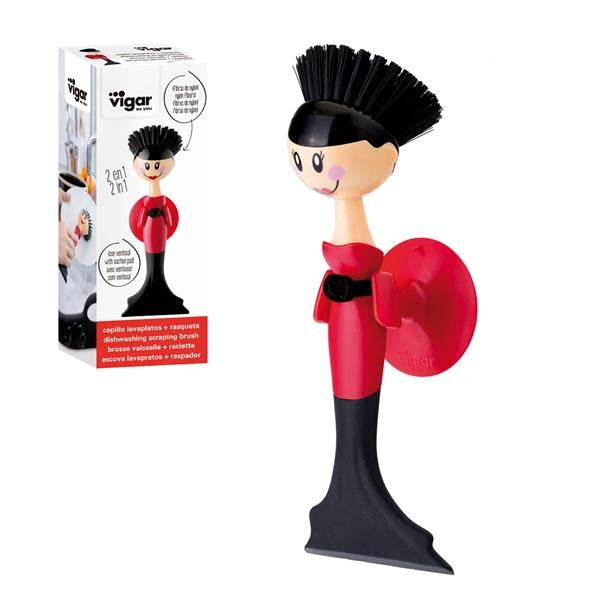 Spazzolino Con Raschino Dolls Con Supporto Maiuguali