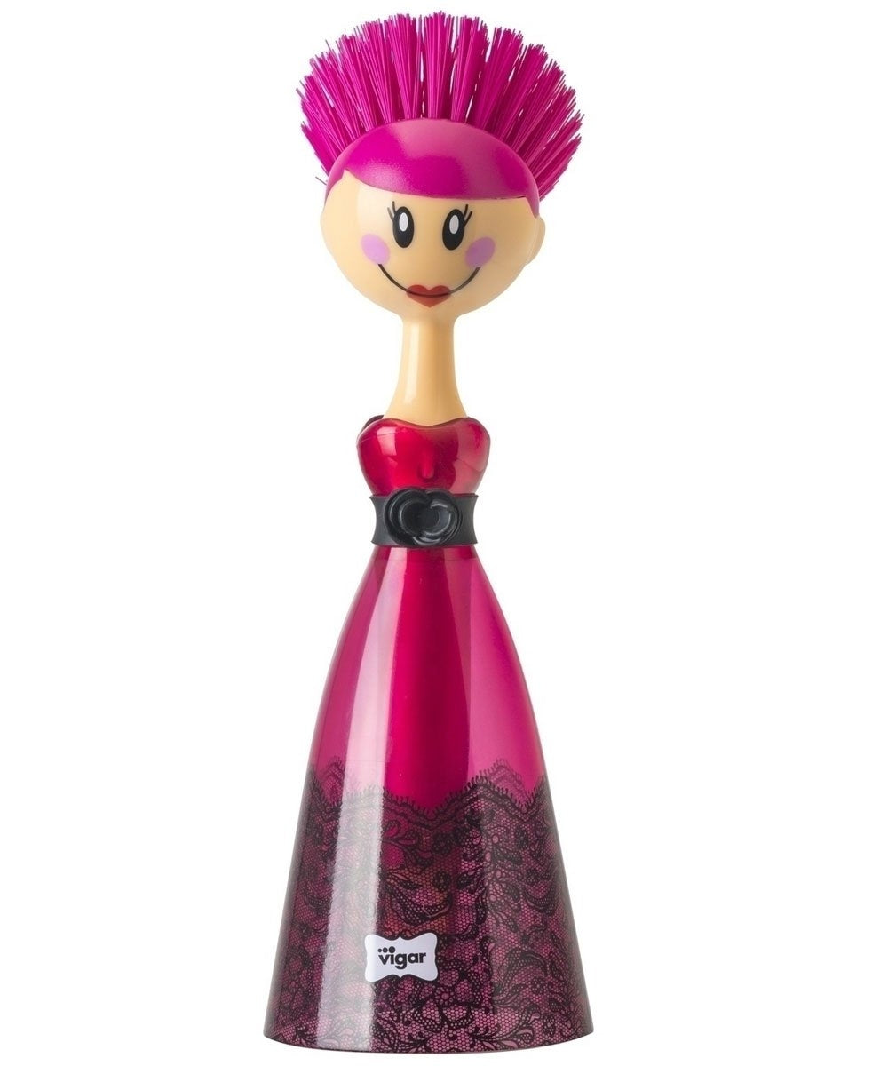 Spazzolino Per Piatti Dolls Pizzo Pink Maiuguali