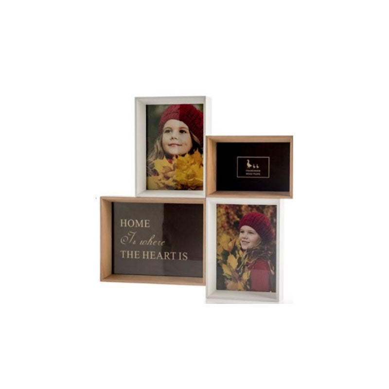 Portafoto Legno 4 Posti Evviva Evviva