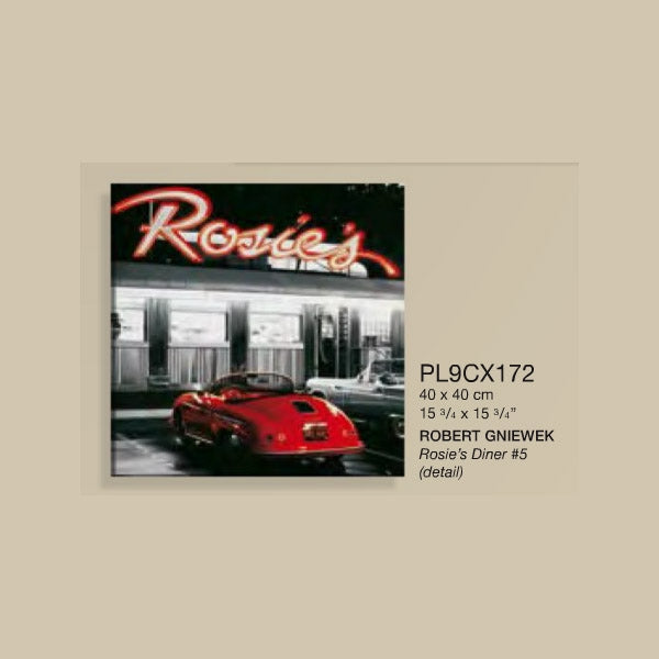 Quadro Plex 40X40 Rosies Dinners Top Art