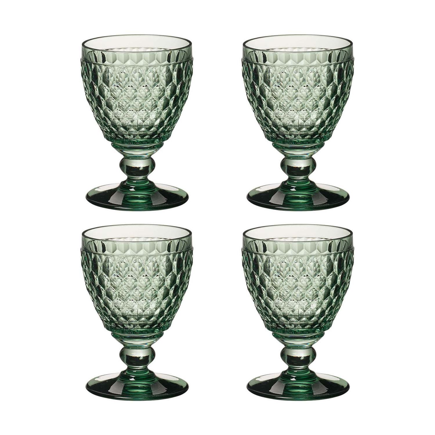 Set 4 Calici Vino Bianco Green Boston Villeroy & Boch Villeroy E Boch
