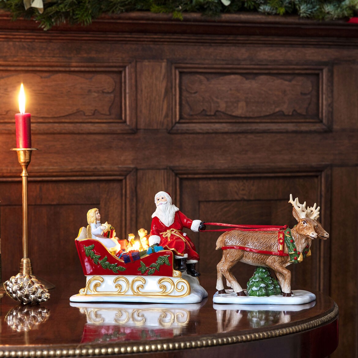 Christmas Toy`s Sleigh nostalgia Villeroy E Boch