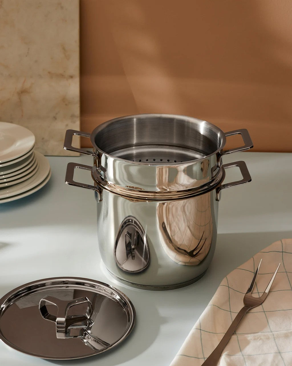 "Pots&Pans" Pasta-Set Alessi
