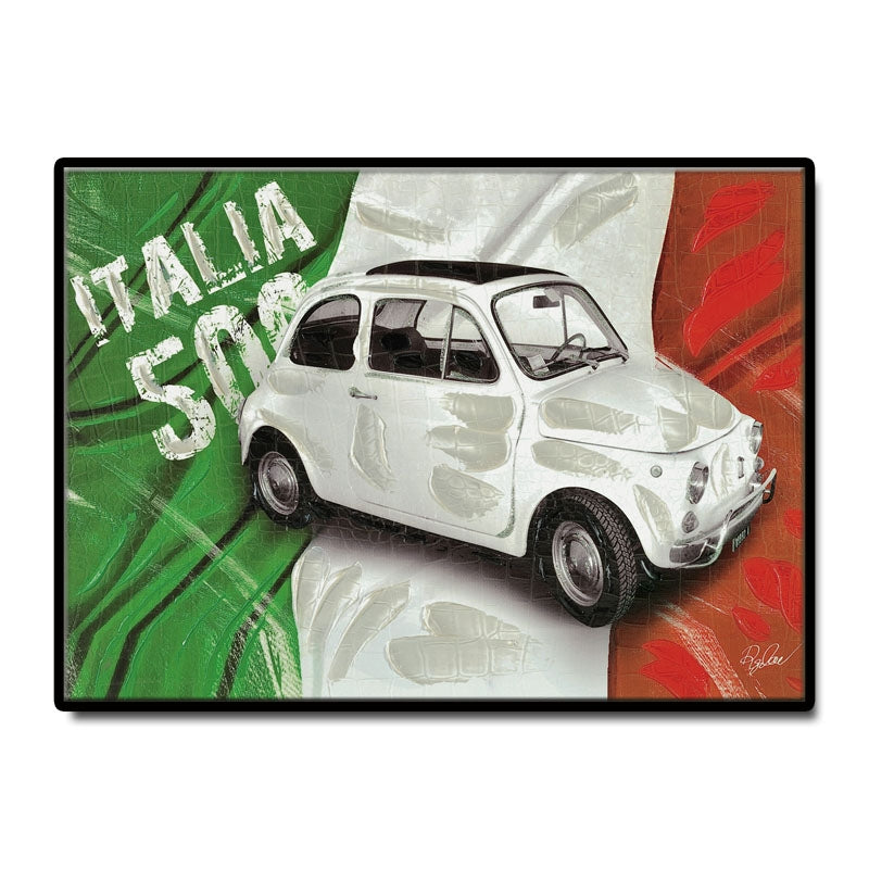 Tela 70X140 Fiat 500 Salvadori Arte