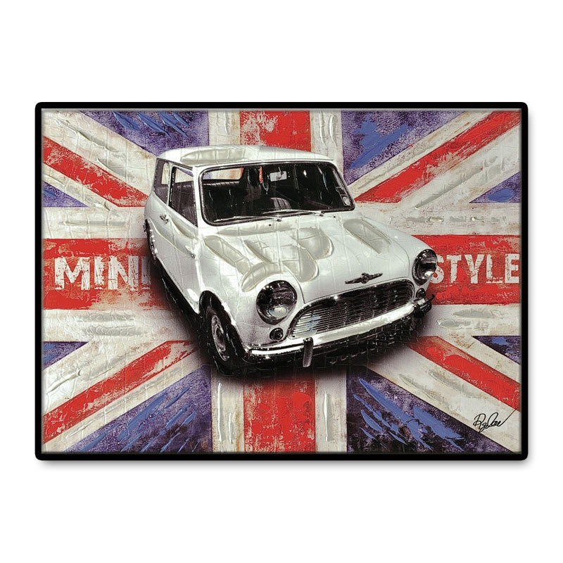 Tela 70X140 Mini Cooper Salvadori Arte