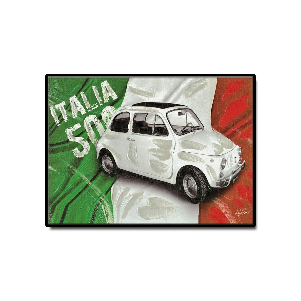 Tela 50X70 Fiat 500 Salvadori Arte